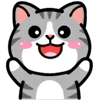 Стикер 21 ❤️ DOUHUA Cat