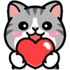 Стикер 3 ❤️ DOUHUA Cat