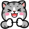 Стикер 59 ❤️ DOUHUA Cat
