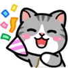 Стикер 42 ❤️ DOUHUA Cat