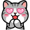 Стикер 44 ❤️ DOUHUA Cat
