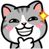 Стикер 47 ❤️ DOUHUA Cat