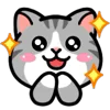 Стикер 15 ❤️ DOUHUA Cat