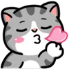 Стикер 61 ❤️ DOUHUA Cat