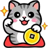 Стикер 55 ❤️ DOUHUA Cat