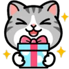 Стикер 45 ❤️ DOUHUA Cat