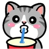 Стикер 39 ❤️ DOUHUA Cat