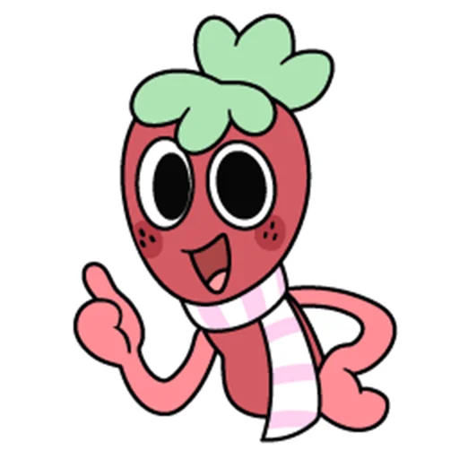 🍓 Стикер «Dandys World» для Telegram