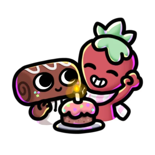 🍓 Стикер «Dandys World» для Telegram