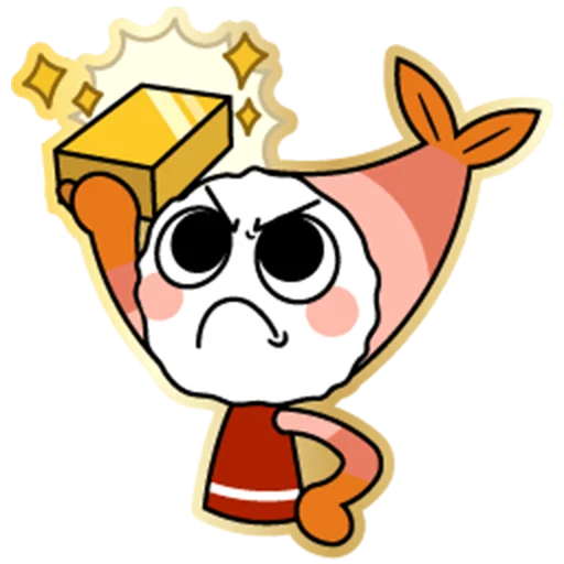 🦐 Стикер «Dandys World» для Telegram