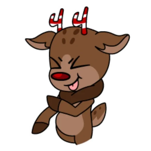 🦌 Стикер «Dandys World» для Telegram
