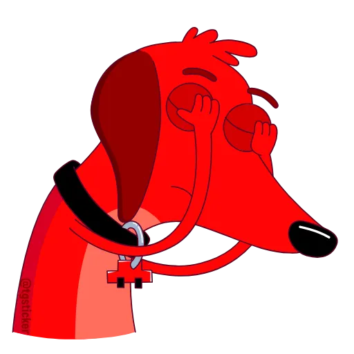 Стикер 6 Taxi Dachshund