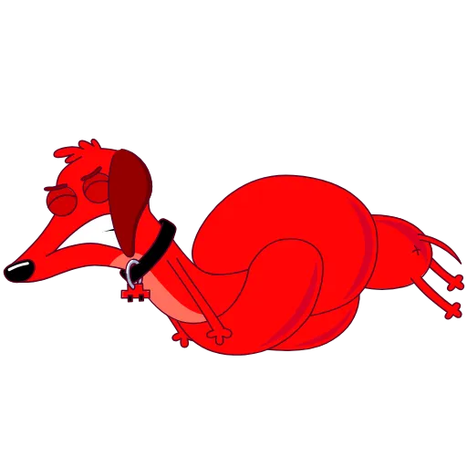 Стикер 16 Taxi Dachshund