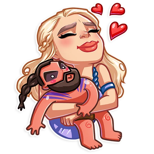 ❤ Стикер «Daenerys Targaryen» для Telegram