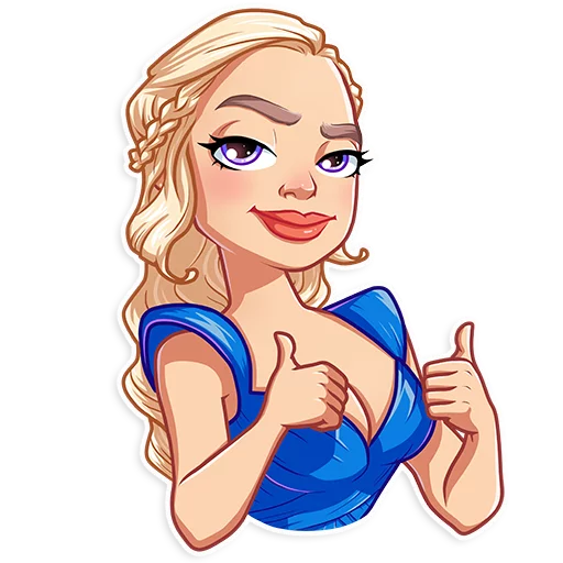 👍 Стикер «Daenerys Targaryen» для Telegram