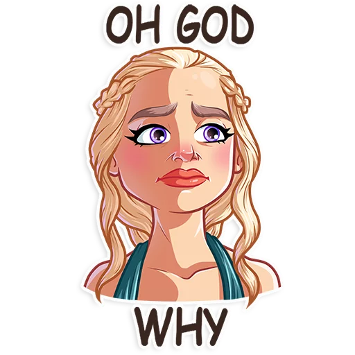 😥 Стикер «Daenerys Targaryen» для Telegram