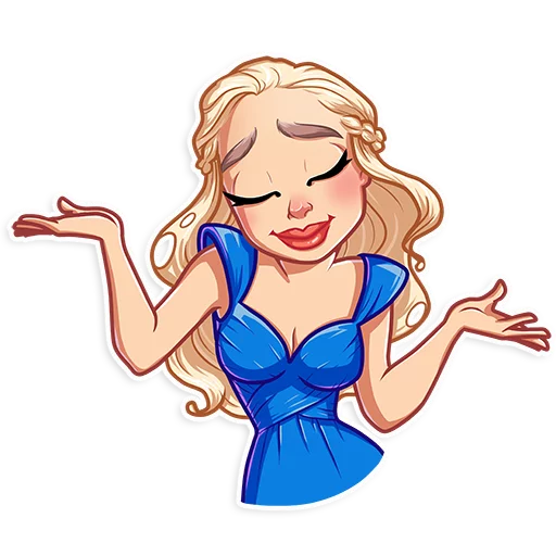🙂 Стикер «Daenerys Targaryen» для Telegram