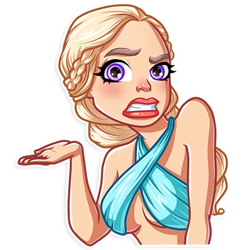 😬 Стикер «Daenerys Targaryen» для Telegram