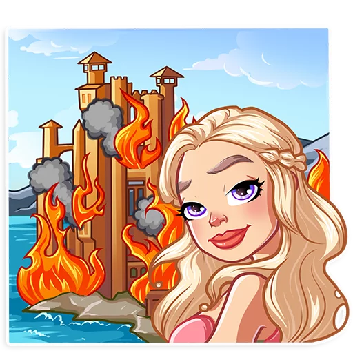 🔥 Стикер «Daenerys Targaryen» для Telegram