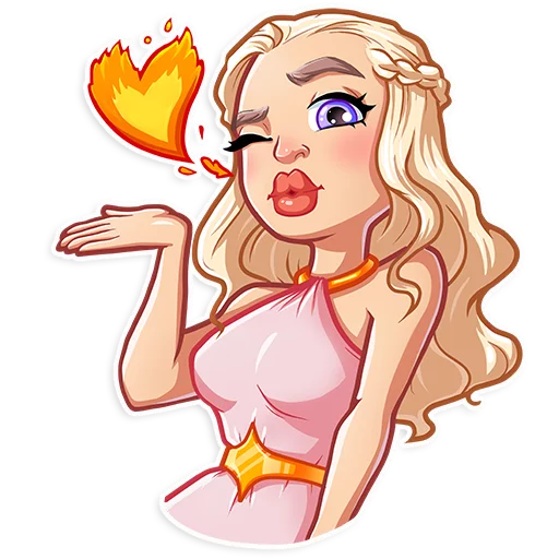 😘 Стикер «Daenerys Targaryen» для Telegram