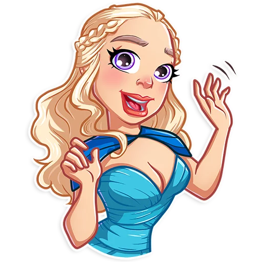 👋 Стикер «Daenerys Targaryen» для Telegram