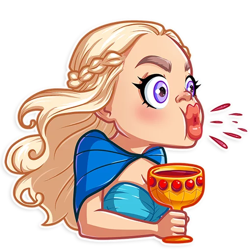 😳 Стикер «Daenerys Targaryen» для Telegram