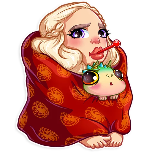 🤒 Стикер «Daenerys Targaryen» для Telegram