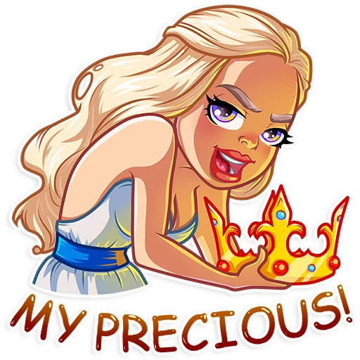 😈 Стикер «Daenerys Targaryen» для Telegram