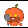 Стикер 15 🎃 Видеоанимированный набор эмоджи с Тыквой
