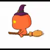 Стикер 19 🎃 Видеоанимированный набор эмоджи с Тыквой