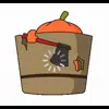 Стикер 24 🎃 Видеоанимированный набор эмоджи с Тыквой