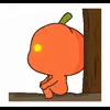 Стикер 7 🎃 Видеоанимированный набор эмоджи с Тыквой
