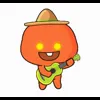 Стикер 16 🎃 Видеоанимированный набор эмоджи с Тыквой