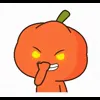 Стикер 10 🎃 Видеоанимированный набор эмоджи с Тыквой