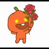 Стикер 13 🎃 Видеоанимированный набор эмоджи с Тыквой