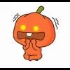 Стикер 2 🎃 Видеоанимированный набор эмоджи с Тыквой