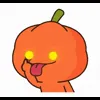 Стикер 4 🎃 Видеоанимированный набор эмоджи с Тыквой