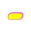 ➖ Эмодзи «Яркие жёлтые буквы» для Telegram