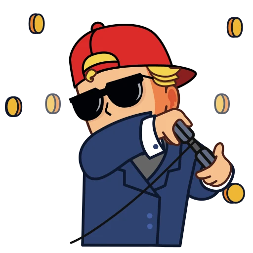 🕹 Стикер «Danchoicoin.com» для Telegram