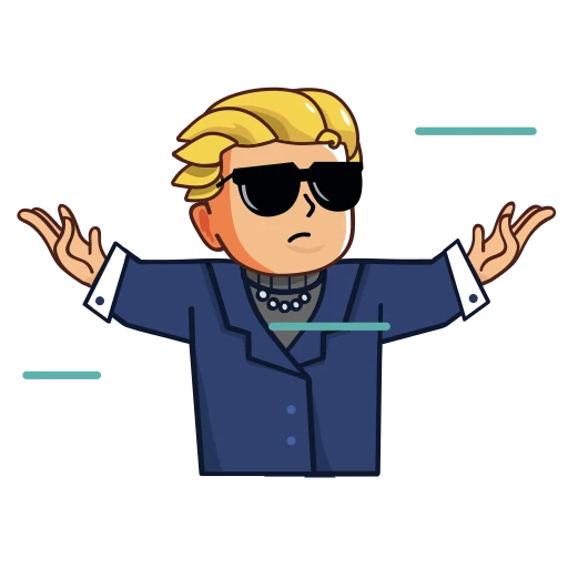 😎 Стикер «Danchoicoin.com» для Telegram