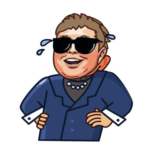 😂 Стикер «Danchoicoin.com» для Telegram