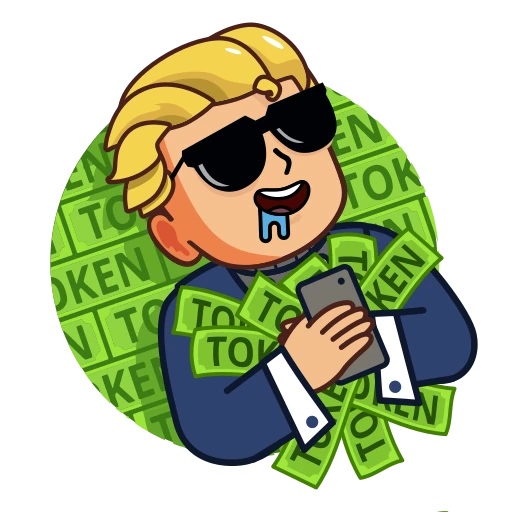 😪 Стикер «Danchoicoin.com» для Telegram