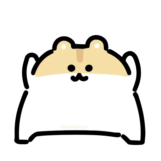 Стикер 35 Dancing Hamster