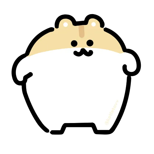 Стикер 31 Dancing Hamster