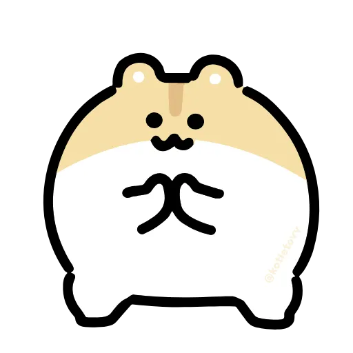 Стикер 26 Dancing Hamster