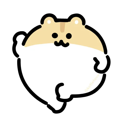 Стикер 33 Dancing Hamster