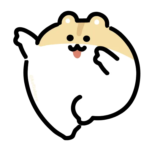 Стикер 29 Dancing Hamster