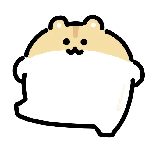 Стикер 21 Dancing Hamster