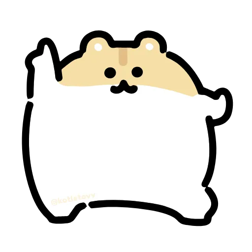 Стикер 2 Dancing Hamster