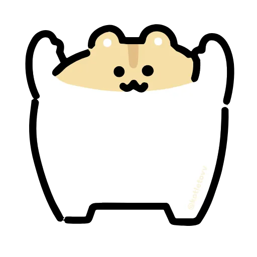 Стикер 32 Dancing Hamster